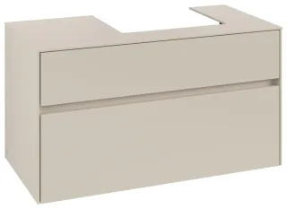 Villeroy & Boch Waschtischunterschrank Collaro C015B0 1000x548x500mm m. Bel. 2 Ausz. Waschtisch re C C015B0VN