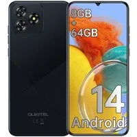 OUKITEL C53 8GB RAM + 64GB ROM/1TB TF, 4G Smartphone (16,7 cm/6.6 Zoll, 64 GB Speicherplatz, 13 MP Kamera, 6.6" HD+ Display, 4300mAh, Android 14, 4G-Dual-SIM, GPS)