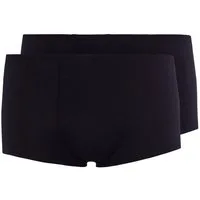 Skiny Retro Pants Herren Pants 2er Pack Cotton Multipack (Spar-Set, 2-St) hoher Baumwollanteil, genähte elastische Beinabschlüsse