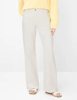 Brax Damen Palazzohose Style MAINE OFFWHITE, denim offwhite, Gr. 46K