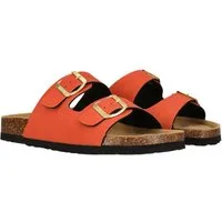 nou Whitehill V2 Cork orange Damen Sandale