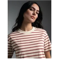 Trigema T-Shirt TRIGEMA T Shirt in Ringeloptik (1-tlg)