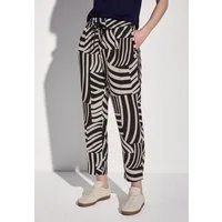 STREET ONE Stoffhose mit gemusterten Galonstreifen
