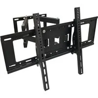 SunJas TV-Wandhalterung ZJ-502 für 32"-75" Fernseher&Monitor,43",50",55",65", (bis 75 Zoll, VESA bis zu 400*600 mm, ±15° Neigung, 120° Schwenk, bis zu 45kg TV-Halterung Schwenkbare Neigbare Flach&Curved Wandhalter)