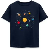 Spreadshirt T-Shirt Sonnensystem Planeten Universum Kinder T-Shirt (1-tlg)