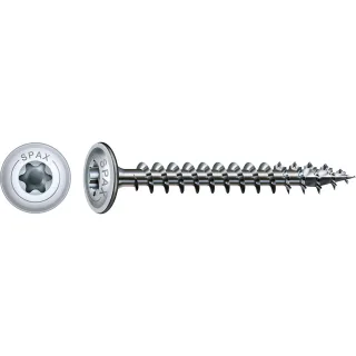 SPAX Tellerkopf T-Star Plus T30 Vollgewinde WIROX, 100 Stück - 0251010600805