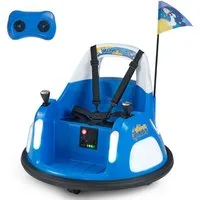 COSTWAY Elektro-Kinderauto, Belastbarkeit 25 kg, (1-tlg), 12V Autoscooter, 360° drehbar, Kinderauto mit Musik & Licht