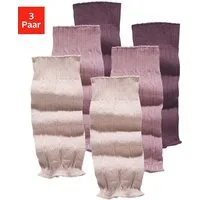 Lavana Stulpensocken Damen Winter Beinwärmer, Boot Abdeckung (Packung, 3-Paar) für Stiefel und Boots