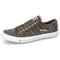 Dockers by Gerli Slip-On Sneaker, Freizeitschuh, Retro Sneaker, Fake Schnürung, in cooler Jeansoptik