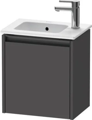 Duravit Ketho.2 Waschtischunterbau wandhängend Graphit Matt 410x292x440 mm - K25060L49490000 K25060L49490000