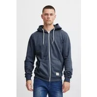 Blend Kapuzensweatjacke BHNOAH aus Baumwolle und Polyester, Slim Fit, mit Reißverschluss