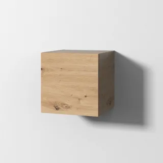 Sanipa Cubes Regalmodul mit 1 Tür, Eiche Natural-Touch, CT12085 CT12085