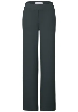 CECIL - Basic Wide Leg Hose grün - Gr. - 30