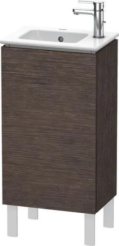 Duravit L-Cube Waschtischunterbau bodenstehend Eiche dunkel gebürstet Matt 420x294x704 mm - LC6273L7 LC6273L7272