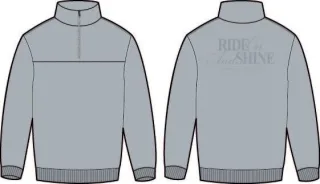 BASEFIELD - Troyer Sweat Shirt ash grey - Gr. - 3XL