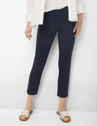 Raphaela by Brax Damen Five-Pocket-Hose Style PAMINA 6/8 NAVY, dunkelblau, Gr. 36