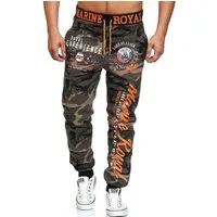 L.gonline Jogginghose Herren JoggingHOSE lang, Trainingshose Baumwolle, Sporthose mit (Sweatpants, 1-tlg) mit elastischem Bund