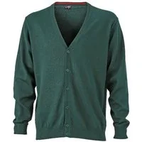 Daiber Cardigan JN 661 Herren V-Neck Cardigan Leichte Strickqualität
