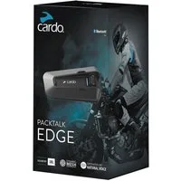 Cardo Motorradhelm Packtalk EDGE Duo Kommunikationssystem Doppelset, Wasserdicht, Bluetooth
