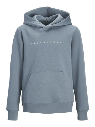 JACK&JONES - JJESTAR JJ SWEAT HOOD NOOS JNR Blue Mirage - Gr. - 152