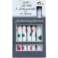 KCB Geburtstagskerze Geburtstagskerzen & Lebenslicht 10+1 Teile