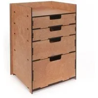 OcCre Modellbausatz Modul 1 Schubladen, (Bastelbedarf, 1-tlg., Werkzeug), Made in Europe