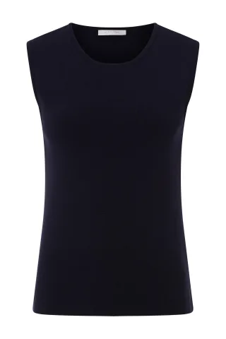 Rich & Royal - Knitted Top midnight blue - Gr. - S