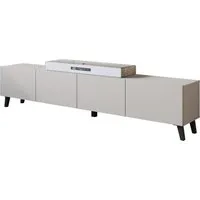 MIRJAN24 TV-Schrank Phuket 190 (mit vier Kleppen) Gedämpftem Schließsystem, 190x32x40 cm
