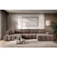 OTTO home Wohnlandschaft AZITA U-Form, Breite 363 cm - OTTO. Verlässliche Qualität., wahlweise als Schlafsofa mit Bettkasten, Bubble-Optik