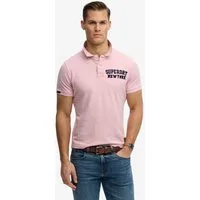 Superdry Poloshirt VINTAGE ATHLETIC POLO mit Polokragen und Knopfleiste, aus Baumwolle, Relaxed Fit