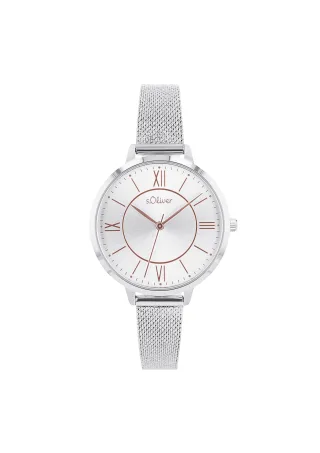 s.Oliver - Uhr silber - Gr. - 23