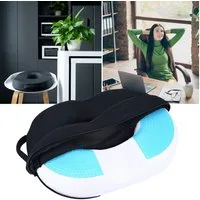 Casativo Sitzkissen Ergonomisches Ring-Sitzkissen aus Memory-Gel-Schaum, für Stuhl, Bürostuhl oder auch im Auto