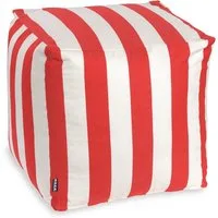 H.O.C.K. Sitzhocker H.O.C.K. Classic Streifen Outdoor Bean Cube Pouf 40x40x40cm Farben, Hocker, Sitzhocker, Pouf Hocker, Barhocker - wetterfest, vielseitig