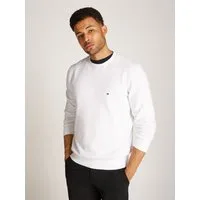 Tommy Hilfiger Sweatshirt ESSENTIAL FLEECE CREWNECK mit Tommy Hilfiger Logostickerei, Regular Fit