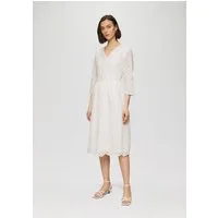 s.Oliver Minikleid Kleid Midikleid aus Broderie Anglaise