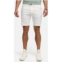 Indicode Jeansshorts Herren INMCFly Jeans Shorts Herrenshorts stretchy Denim-Shorts mit crushed washing