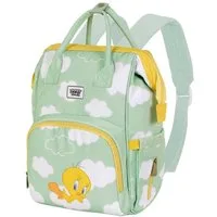 Karactermania Wickelrucksack Looney Tunes Tweety Wickeltasche Rucksack Baby Mamarucksack Mommybag, für Mama und Papa unterwegs, genügend Platz