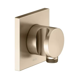 Keuco Schlauchanschluss IXMO 59592, mit Brausehalter, eckig, Bronze gebürstet,59592030002 59592030002