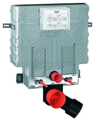 GROHE Uniset für WC 38415 Bauhöhe 0,82m Spülkasten 6-9l Betätigung von vorn/oben 38415001