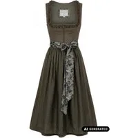 MarJo Dirndl Dirndl Olive Aura 70cm Länge olive