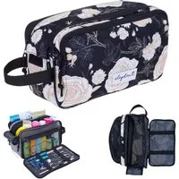 ELEPHANT Kulturbeutel Travel Flower Damen Washbag Reise, Kulturtasche Kosmetiktasche Reise Tasche Sauna