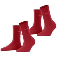 Esprit Socken Uni (2-Paar, 2 Paar) aus elastischem Material, atmungsaktiv, weich, hautfreundlich