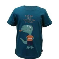 JAKO-O Print-Shirt JAKO-O Kinder T-Shirt mit tierisch frechem Print, petrol