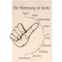 Spruchreif® Hängedekoration Stimmungsbarometer (1 St)