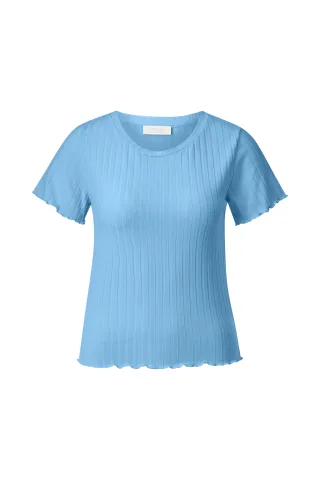 Rich & Royal - Rib T- Shirt sailor sky - Gr. - M