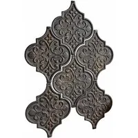 Mirabeau Wanddekoobjekt Wandornament 6er Set Halira antikschwarz