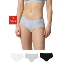 SNOCKS Hipster Panties Damen Unterhose (3-St) aus Bio-Baumwolle für ein bequemes Tragegefühl