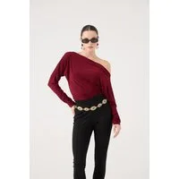 HOLLY LOLLY Blusentop Asymmetrische Talia Bluse