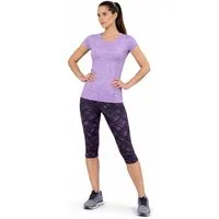 Kaiser24 Trainingsanzug Damen Fitness Set Shirt & 3/4 Leggings elastisch