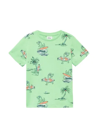 s.Oliver - T-Shirt grün - Gr. - 128/134